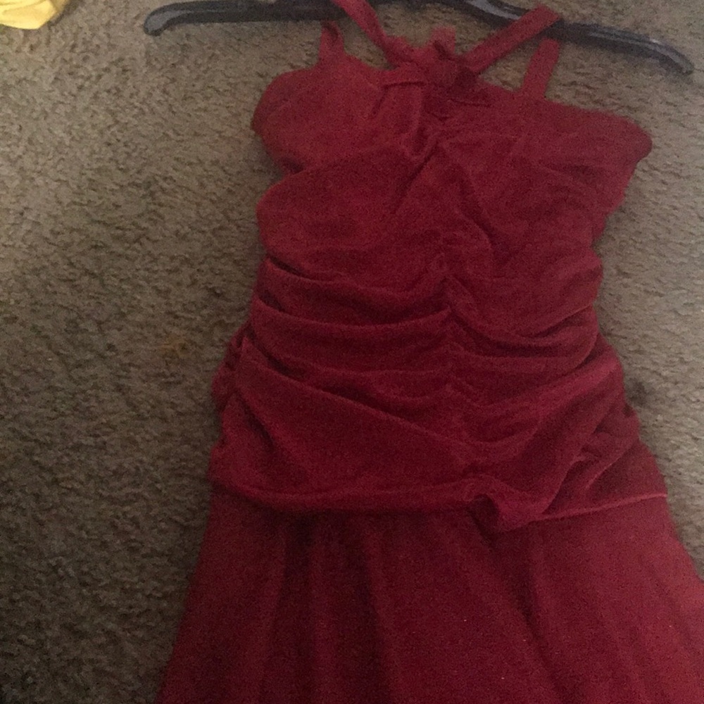 A red dress
